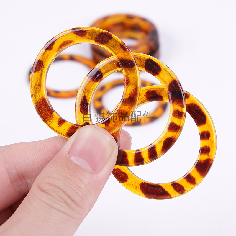 Resin ring button new fashion swimwear garment links button ring button checking accessories to decorate buttons