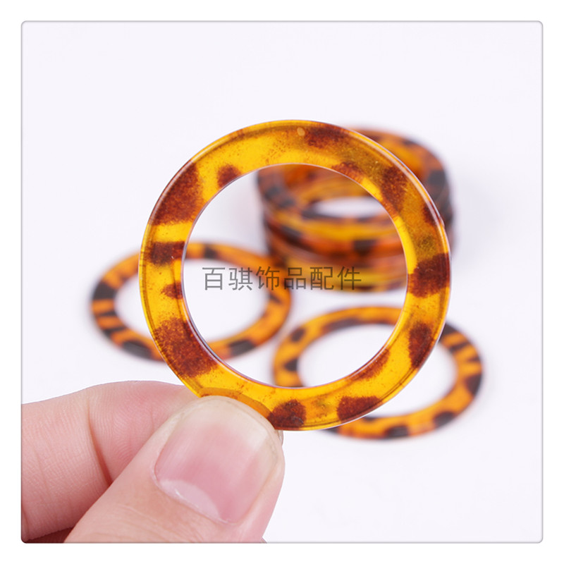 Resin ring button new fashion swimwear garment links button ring button checking accessories to decorate buttons