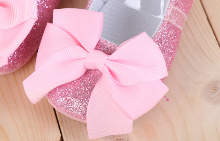 Baby shoes with gift box baby girl's shoes + head flowers combined baby hair jewelry gift