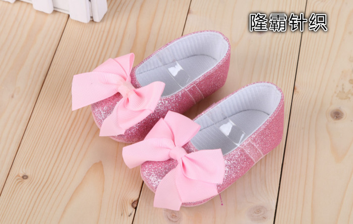 Baby shoes with gift box baby girl's shoes + head flowers combined baby hair jewelry gift
