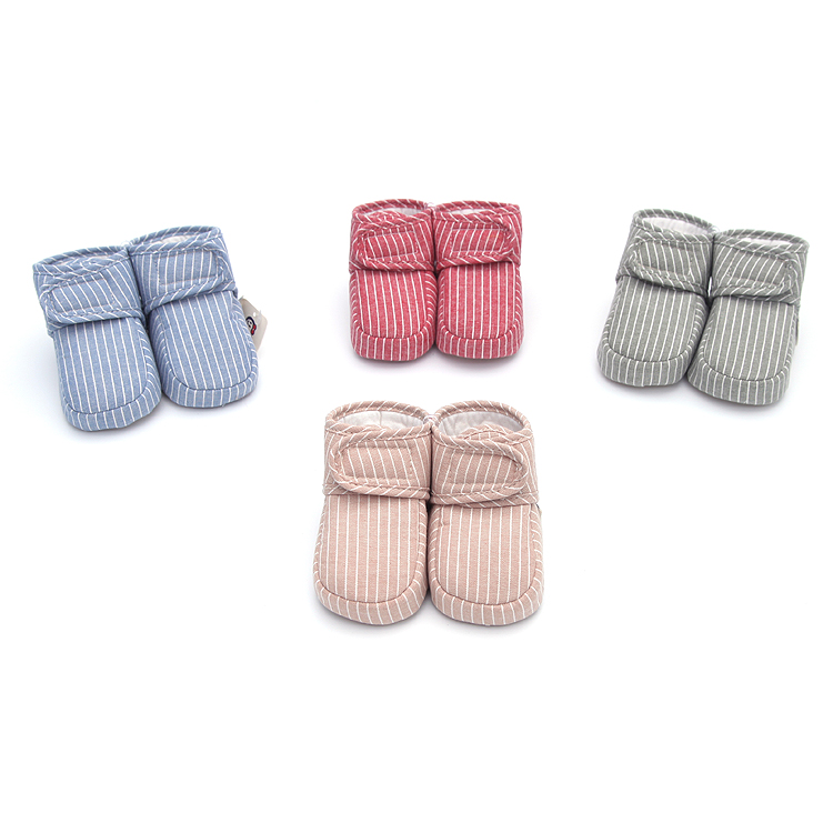 Snow Baby Shoes No Heel Slippage Shoes Stripes Snow Baby Shoes No Heel Slippage Shoes Stripes