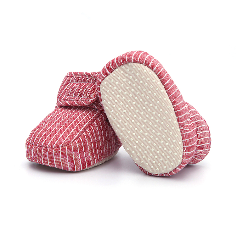 Snow Baby Shoes No Heel Slippage Shoes Stripes Snow Baby Shoes No Heel Slippage Shoes Stripes