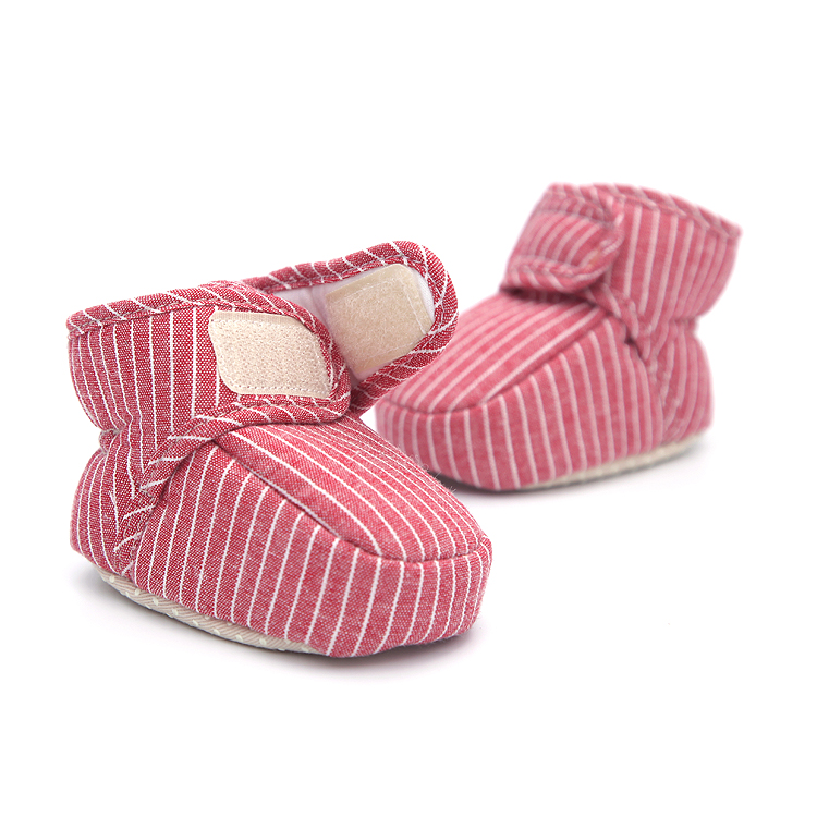 Snow Baby Shoes No Heel Slippage Shoes Stripes Snow Baby Shoes No Heel Slippage Shoes Stripes