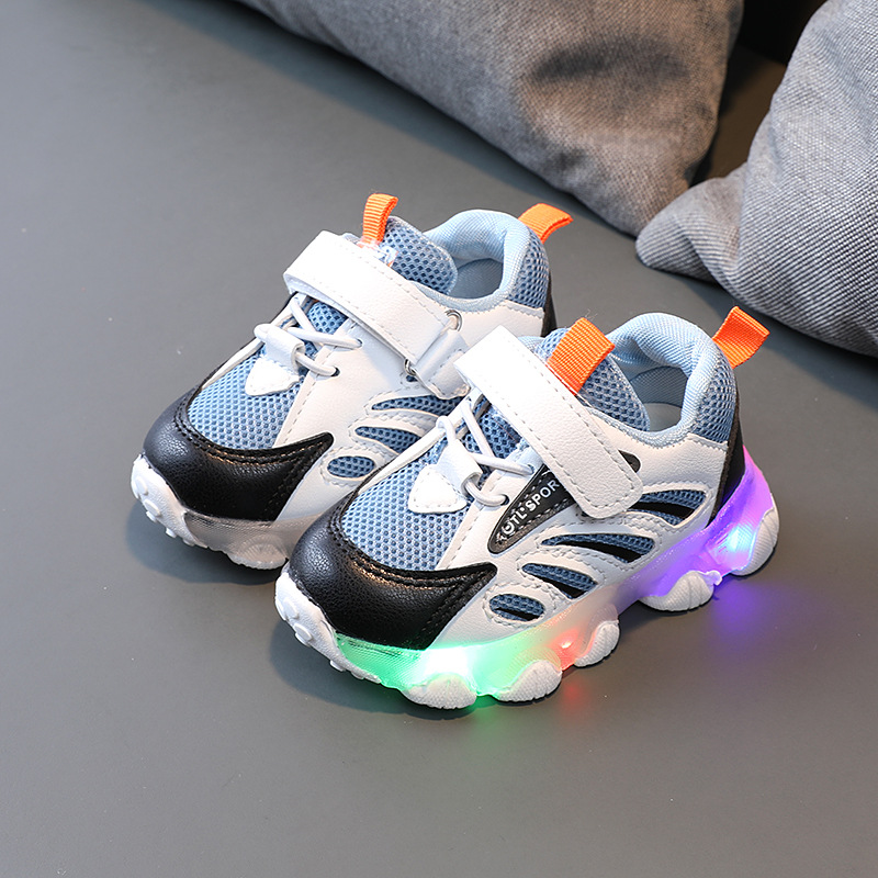 Low Price Baby Shoes With Lights Waterproof Non Slip Sports 