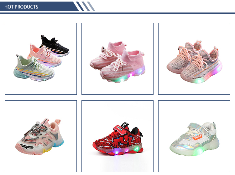 Low Price Baby Shoes With Lights Waterproof Non Slip Sports 