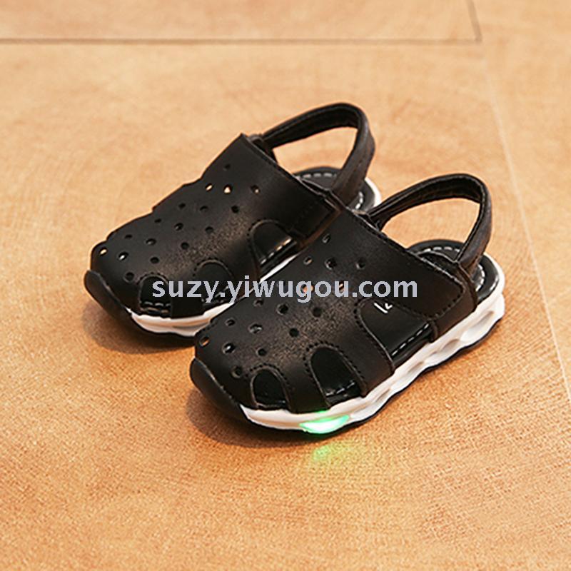 Boys and Girls Baby Shoes Summer New Sandals Light Anti-Kick Baotou Soft Bottom Sandals