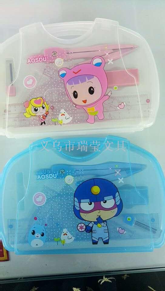 Compasses set for students plastic Compasses sold in foreign trade wholesale 8010