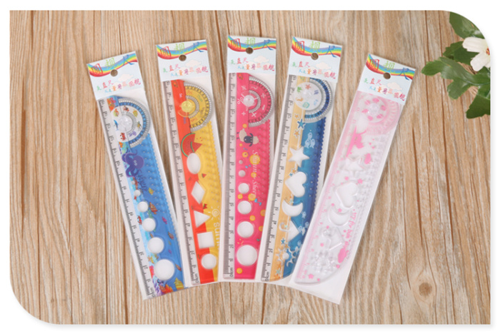 Ruler compasses draw a circle template ruler protractor compasses