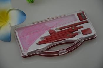 Student stationery compasses four pieces set elementary and middle school students for portable