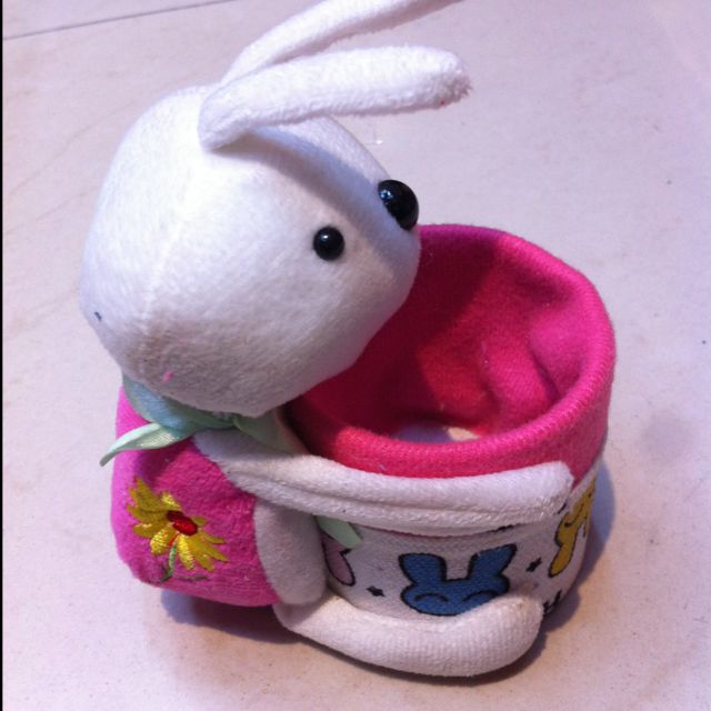 Plush pen barrel students trade pen rabbit pencil vase Plush pen barrel students trade pen rabbit pencil vase