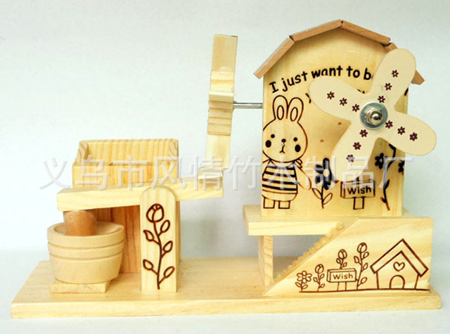 Windmill w22-D windmill series music music box music pencil vase home decor ornament gifts Windmill w22-D windmill series music music box music pencil vase home decor ornament gifts