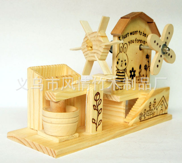 Windmill w22-D windmill series music music box music pencil vase home decor ornament gifts Windmill w22-D windmill series music music box music pencil vase home decor ornament gifts