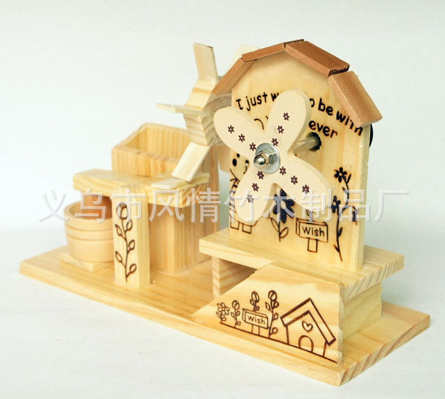 Windmill w22-D windmill series music music box music pencil vase home decor ornament gifts Windmill w22-D windmill series music music box music pencil vase home decor ornament gifts