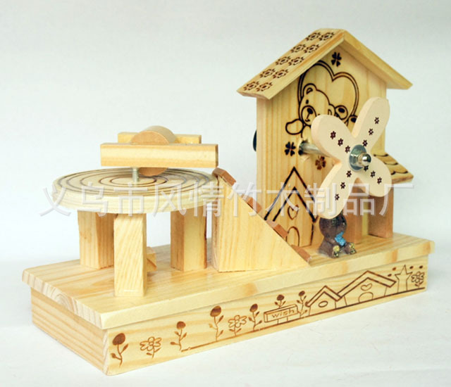 Windmill w22-D windmill series music music box music pencil vase home decor ornament gifts Windmill w22-D windmill series music music box music pencil vase home decor ornament gifts