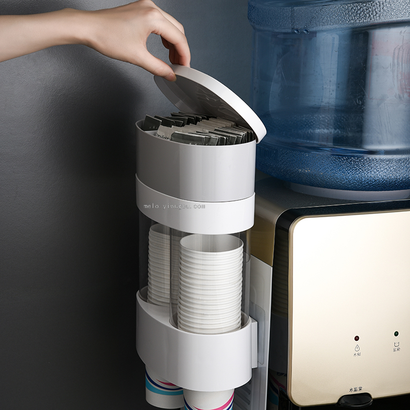 Disposable Cup Puller, Wall-Mounted Paper Cup Holder (NOG)