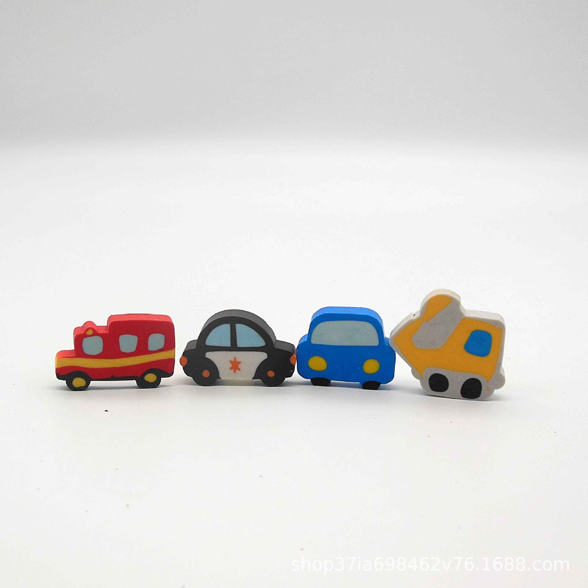 4 cute car rubber sets suction Kakapo holiday style eraser 4 cute car rubber sets suction Kakapo holiday style eraser