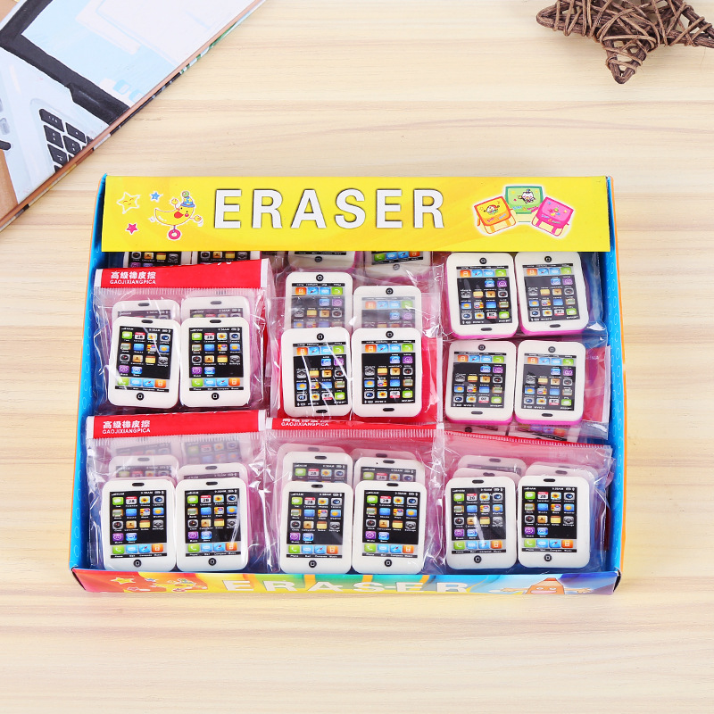 Creative iphone eraser apple iphone eraser student rubber student stationery wholesale