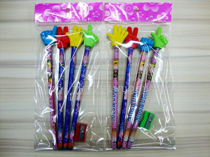 Creative stationery eraser with pencil sharpener finger prize for students learning activities Creative stationery eraser with pencil sharpener finger prize for students learning activities