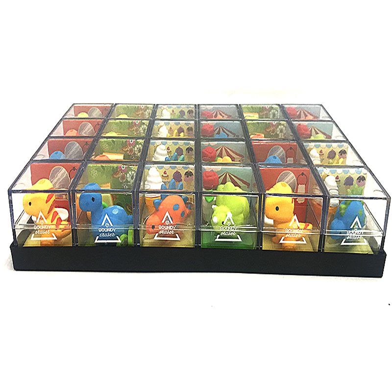 YIWU FABER BAODI Cute Pet Boxed Fun Dinosaur Eraser