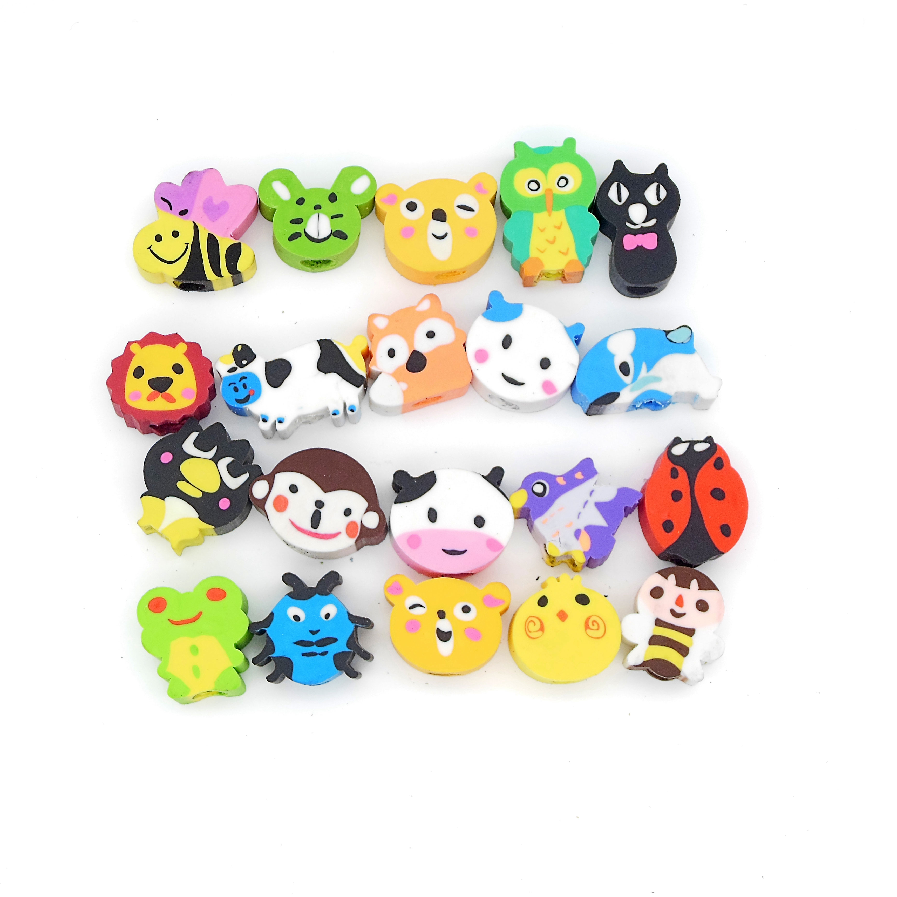 Twenty cartoon eraser with pencil set for kids Twenty cartoon eraser with pencil set for kids
