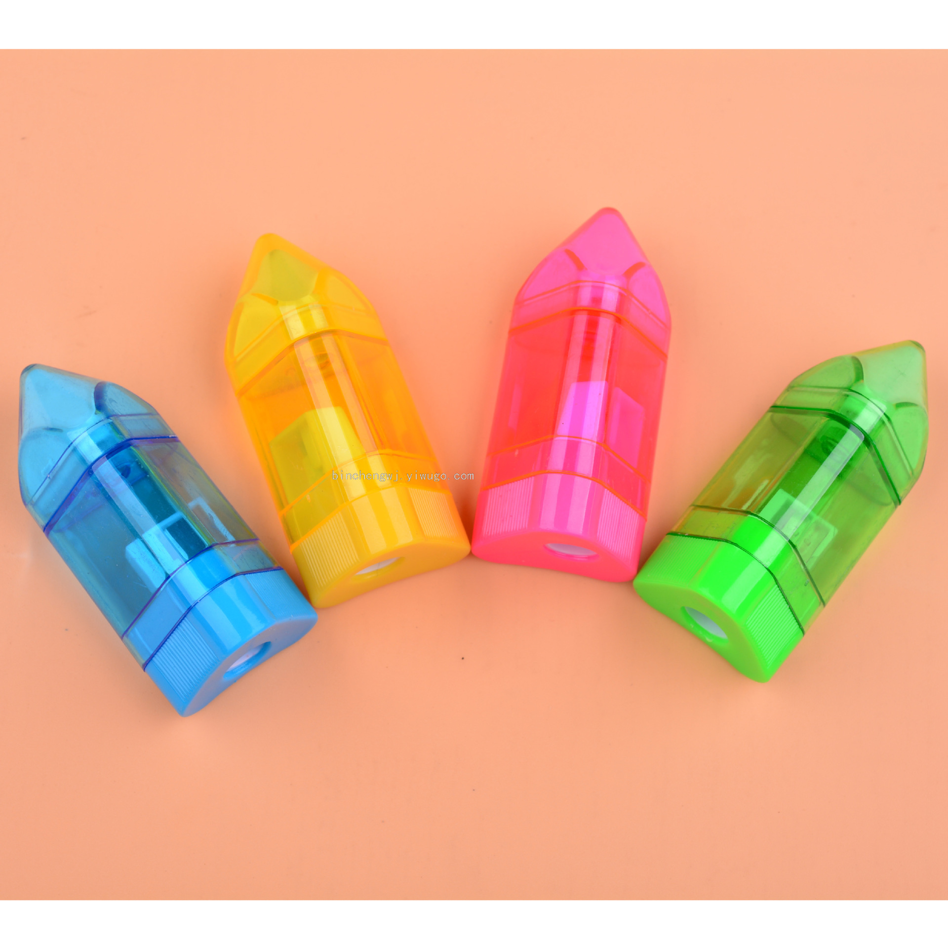 Pencil Pencil Sharpener Eraser 2-in-1 Student Pencil Sharpener Office Pencil Sharpener Stationery Wholesale