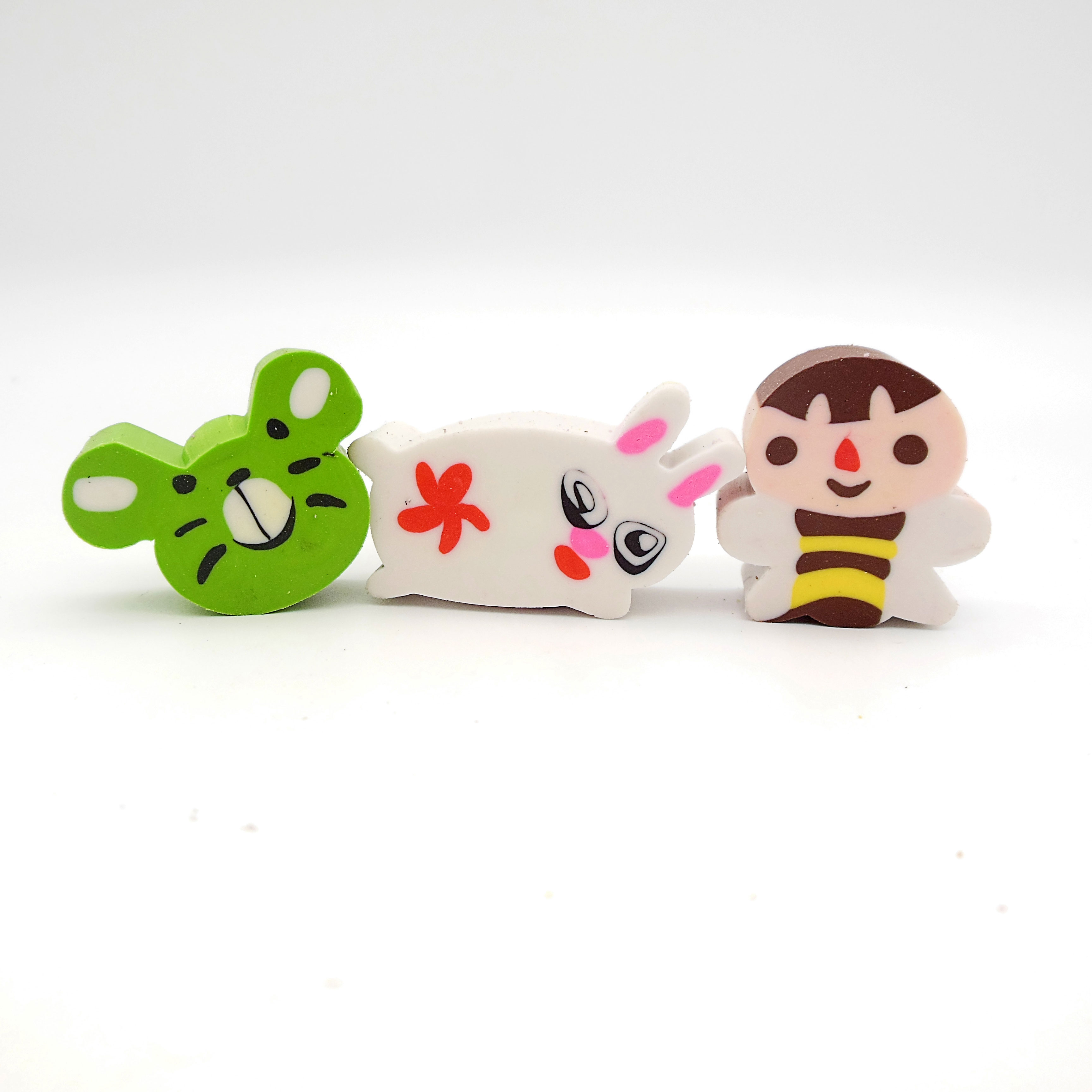 twelve pencils with cartoon animal eraser set for kids twelve pencils with cartoon animal eraser set for kids