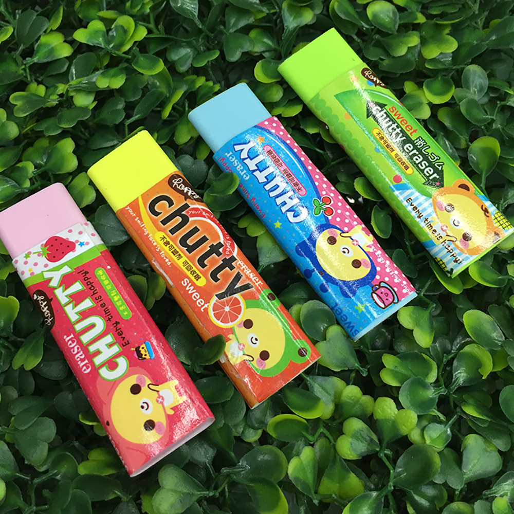 Creative chewing gum rubber children&#039;s eraser small gifts and prizes office learning stationery wholesale