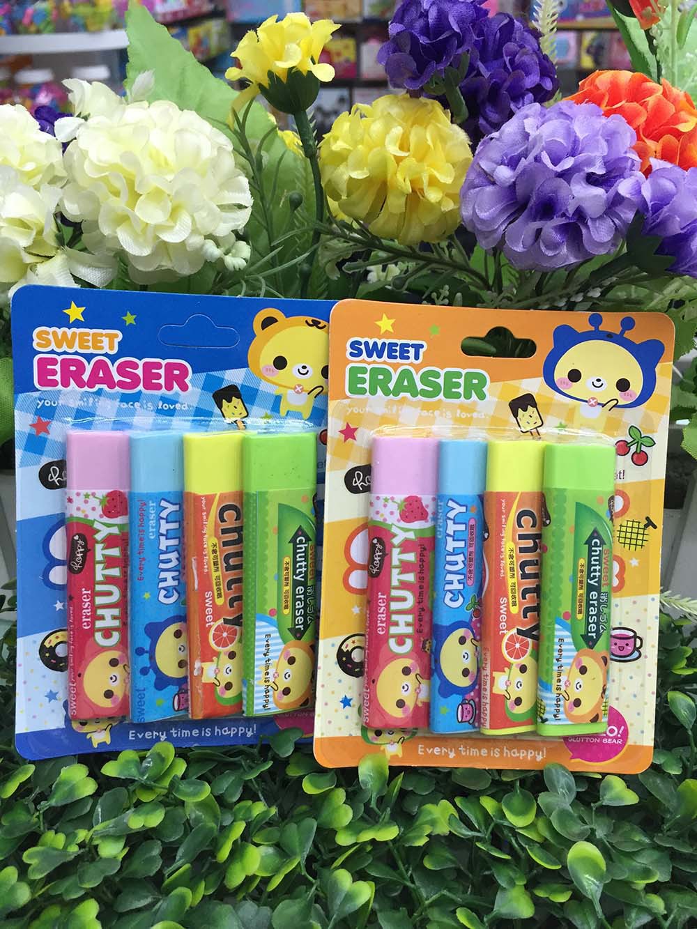 Creative chewing gum rubber children&#039;s eraser small gifts and prizes office learning stationery wholesale