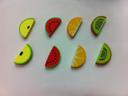 Styling multi-color 0001 bagged fruit Eraser