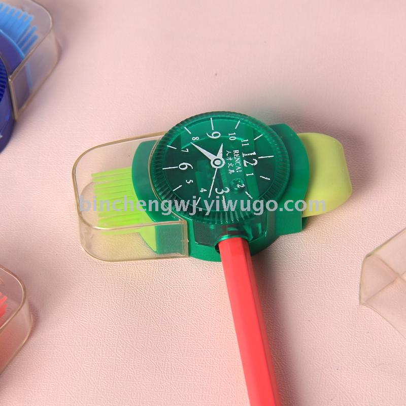 Watch pencil Eraser Student pencil sharpener Office pencil sharpener learning stationery Watch pencil Eraser Student pencil sharpener Office pencil sharpener learning stationery