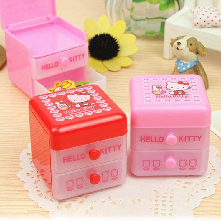 Creative Drawer Box Eraser Double-Layer Storage Box Korean Cartoon Beaded Storage Jar Student 61 Prize Gift Creative Drawer Box Eraser Double-Layer Storage Box Korean Cartoon Beaded Storage Jar Student 61 Prize Gift
