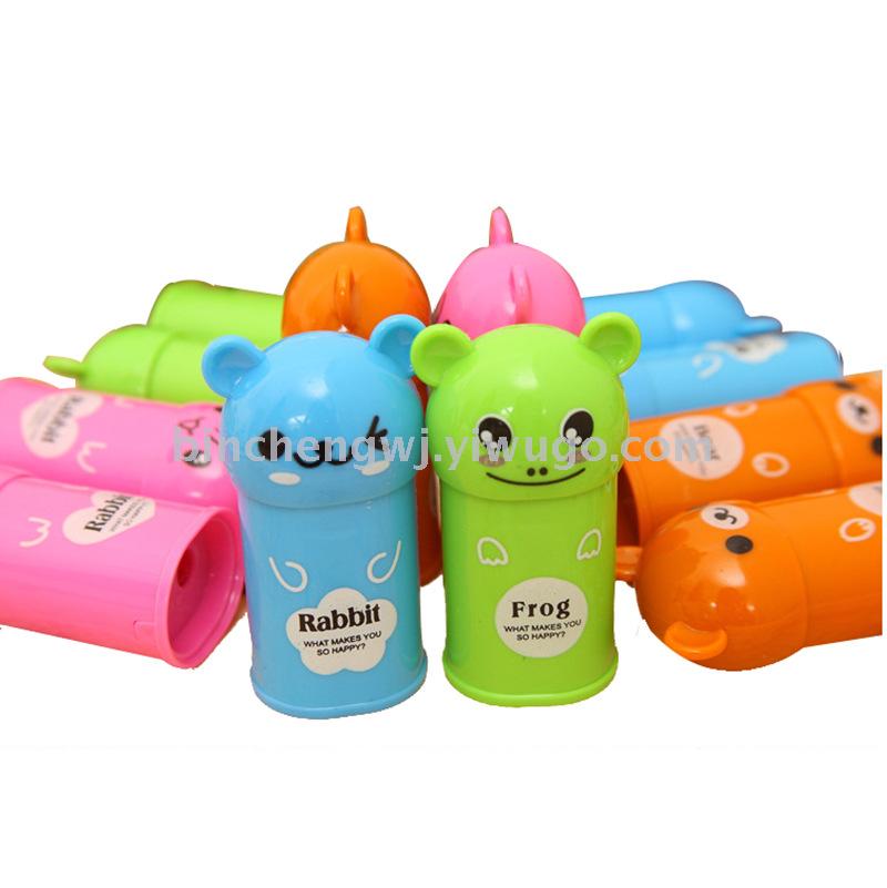 Bear Pencil Eraser double hole pencil sharpener student pencil sharpener document wholesale Bear Pencil Eraser double hole pencil sharpener student pencil sharpener document wholesale