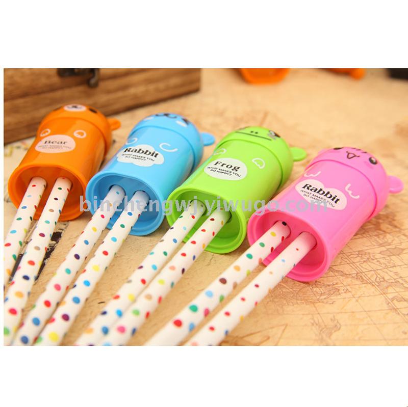 Bear Pencil Eraser double hole pencil sharpener student pencil sharpener document wholesale Bear Pencil Eraser double hole pencil sharpener student pencil sharpener document wholesale