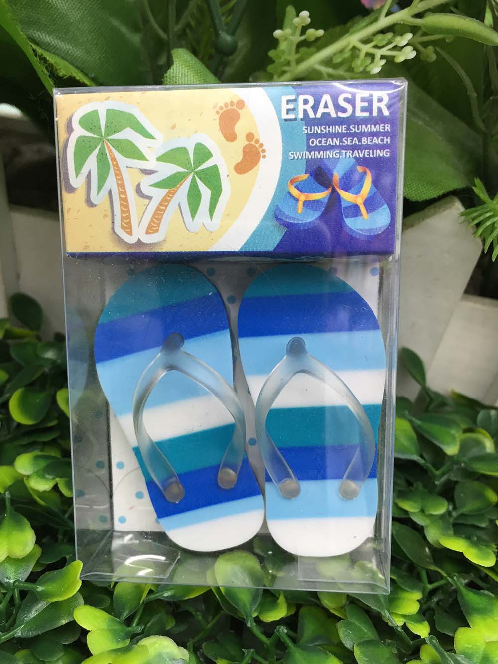 Creative flip-flops rubber children's eraser gifts and prizes office study stationery Creative flip-flops rubber children's eraser gifts and prizes office study stationery