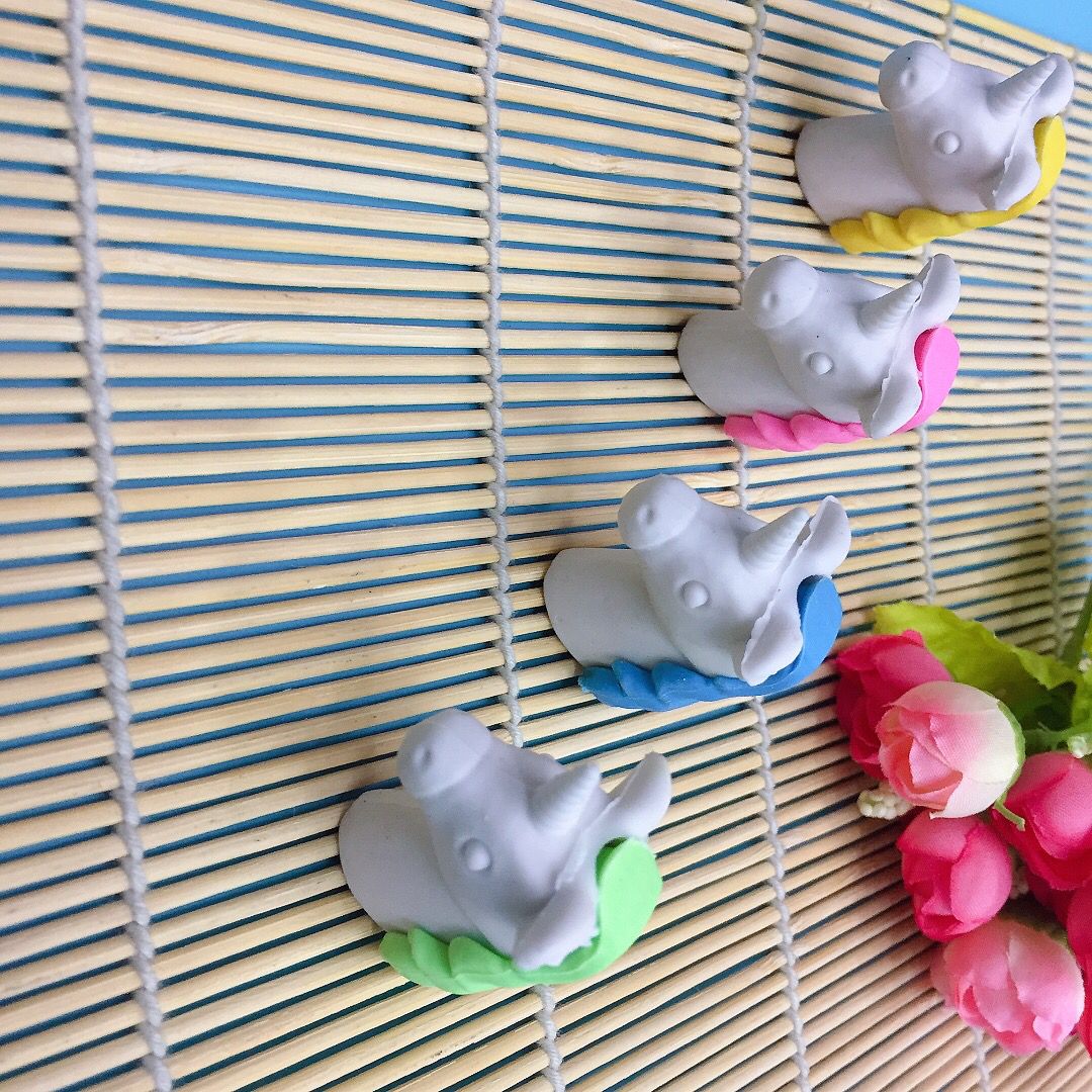 Unicorn stitching eraser students lovely modeling cartoon pattern eraser pencil eraser
