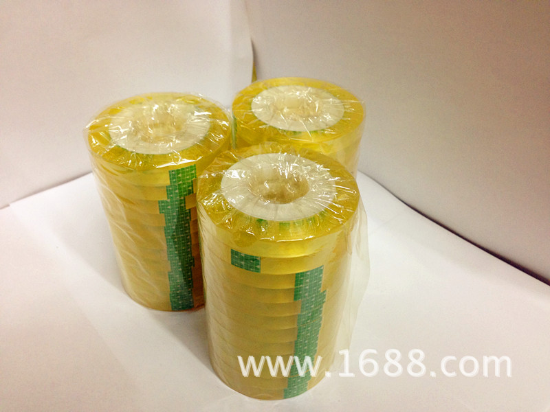Stationery tape packaging tape width 8mm* long 35m*9mm thick self - produced self - sale. Stationery tape packaging tape width 8mm* long 35m*9mm thick self - produced self - sale.