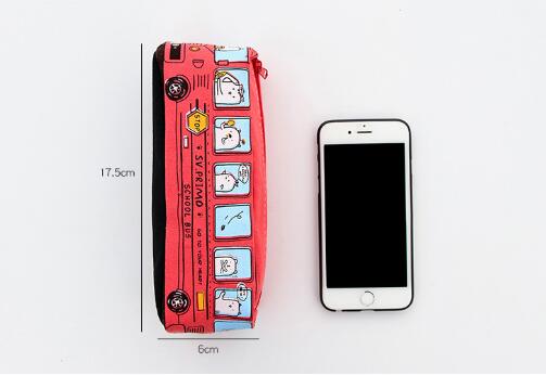 Our cartoon student Pencil-bag Animal Large capacity Branch-box canvas pencil-box Our cartoon student Pencil-bag Animal Large capacity Branch-box canvas pencil-box