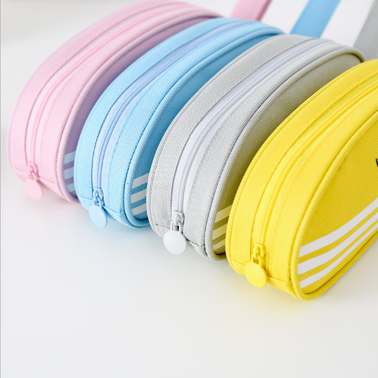 New pencil Bag Oxford cloth pencil bag stationery bag large capacity pencil-box writing case student storage box