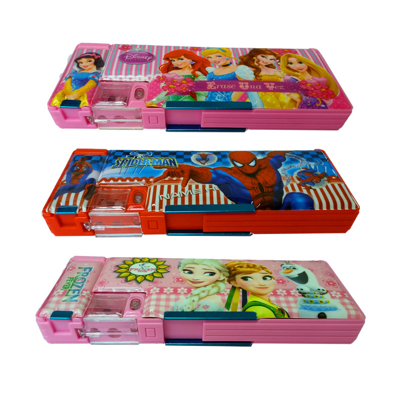 writing case  pencil-box   stationery case   pencil case   stationery box   pen bag  stationery    8100 double double.