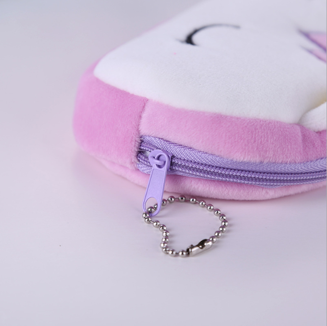 Unicorn pen bag Plush pencil Bag Stationery bag Student storage bag Stationery pack pencil-box stationery box