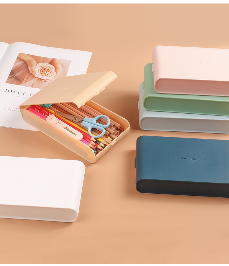 Pencil Case Simple Large Capacity Pencil Case Pencil Case Primary School Student Plastic Pencil-Box Storage Box