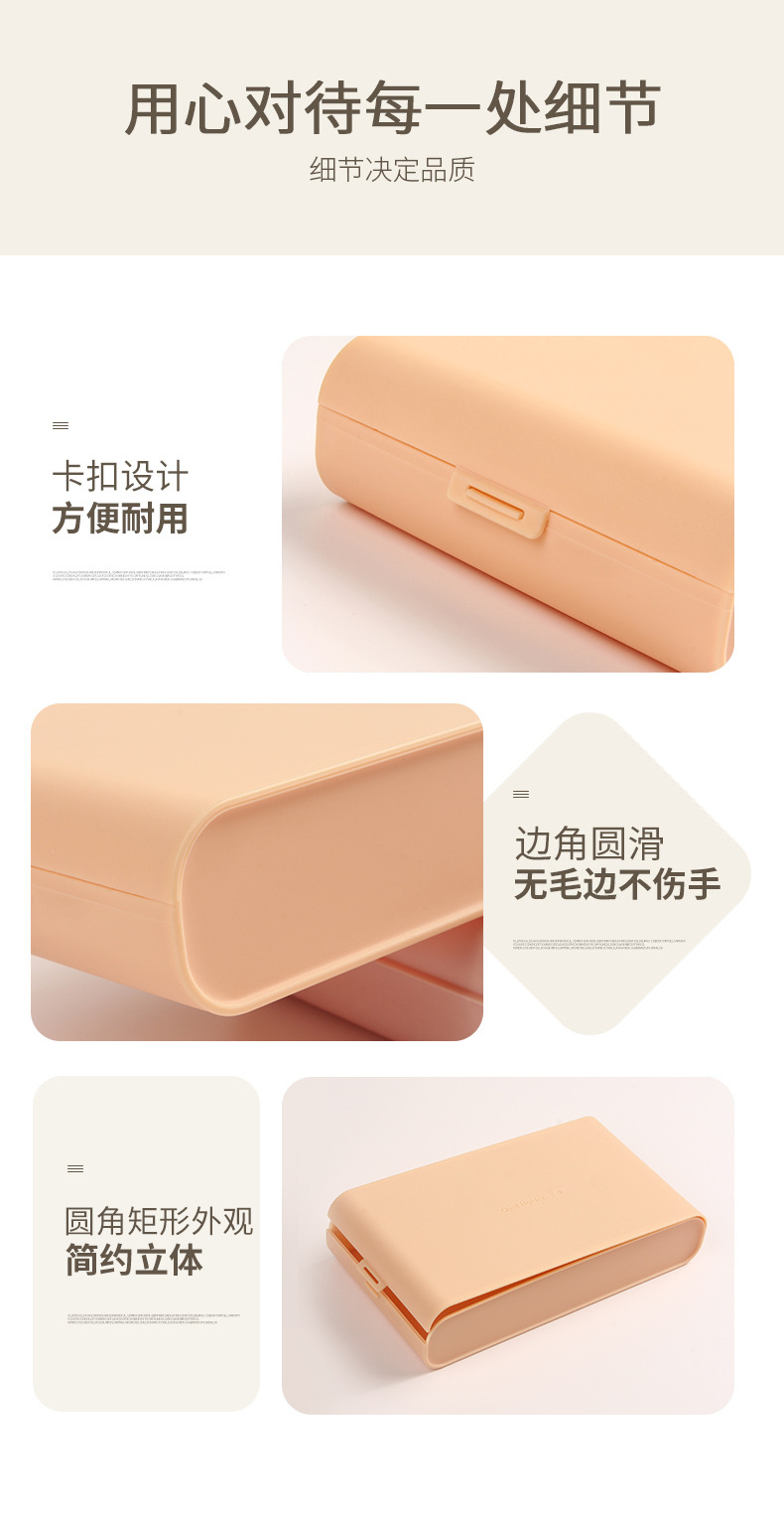 Pencil Case Simple Large Capacity Pencil Case Pencil Case Primary School Student Plastic Pencil-Box Storage Box