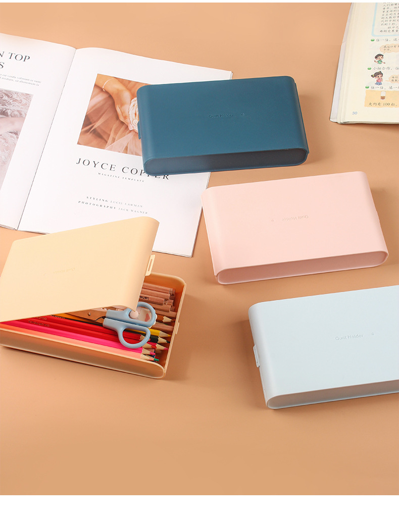 Pencil Case Simple Large Capacity Pencil Case Pencil Case Primary School Student Plastic Pencil-Box Storage Box