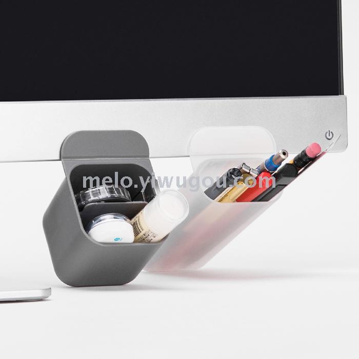 HOLDER desktop monitor assists PEN HOLDER to paste the pencil-box on the desk