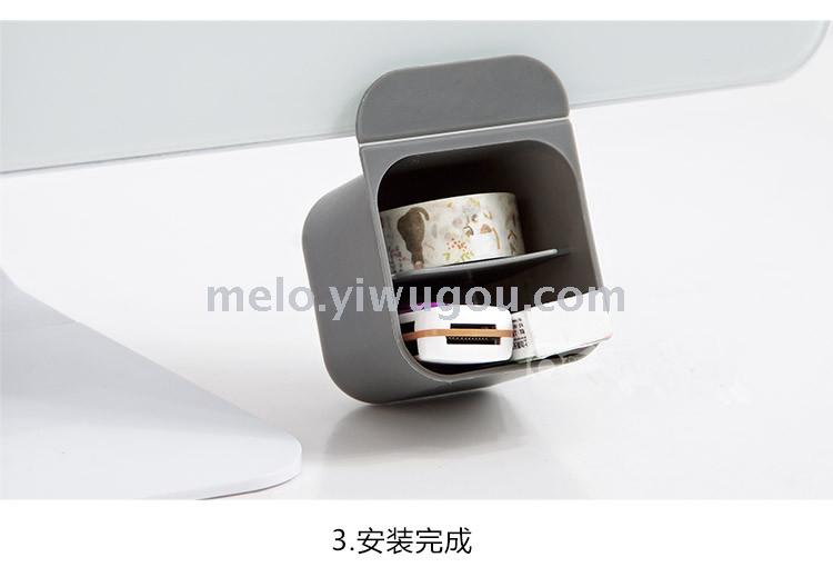 HOLDER desktop monitor assists PEN HOLDER to paste the pencil-box on the desk