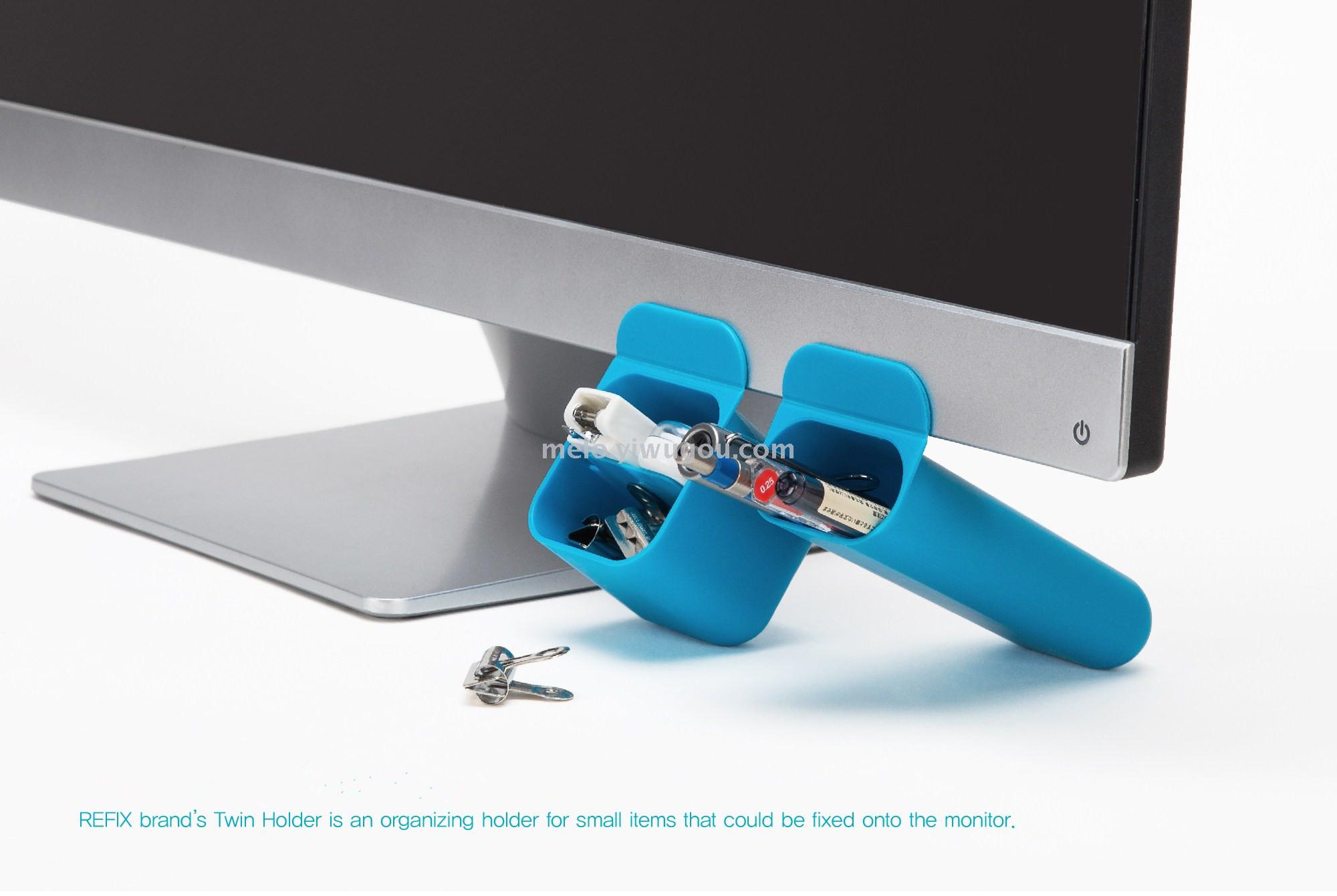 HOLDER desktop monitor assists PEN HOLDER to paste the pencil-box on the desk