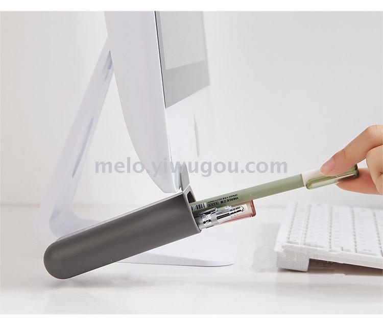 HOLDER desktop monitor assists PEN HOLDER to paste the pencil-box on the desk