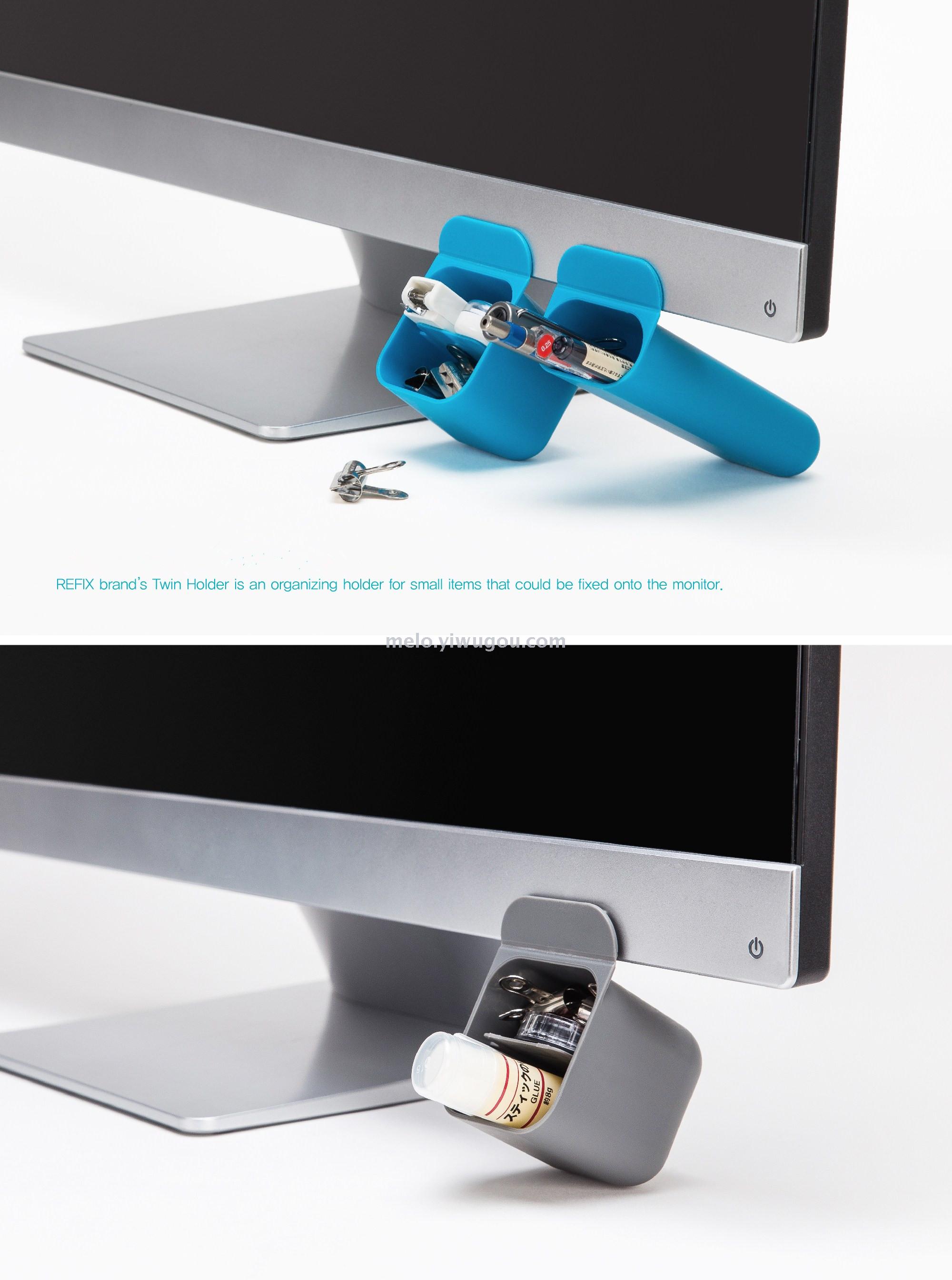 HOLDER desktop monitor assists PEN HOLDER to paste the pencil-box on the desk