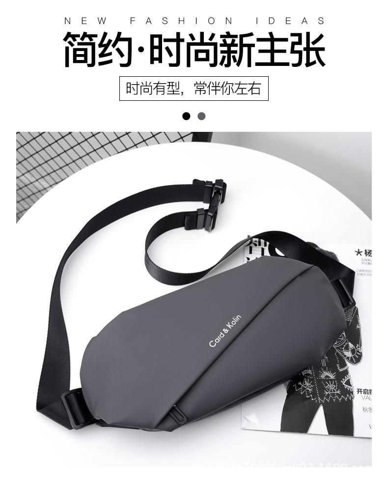 Card Kolin Men's Chest Bag New Fashion Men's Bag Crossbody Ins Trendy Brand Shoulder Bag Men's Waist Bags Card Kolin Men's Chest Bag New Fashion Men's Bag Crossbody Ins Trendy Brand Shoulder Bag Men's Waist Bags