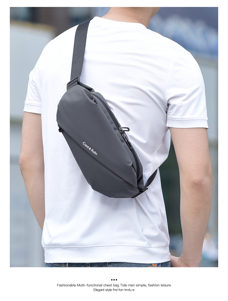 Card Kolin Men's Chest Bag New Fashion Men's Bag Crossbody Ins Trendy Brand Shoulder Bag Men's Waist Bags Card Kolin Men's Chest Bag New Fashion Men's Bag Crossbody Ins Trendy Brand Shoulder Bag Men's Waist Bags